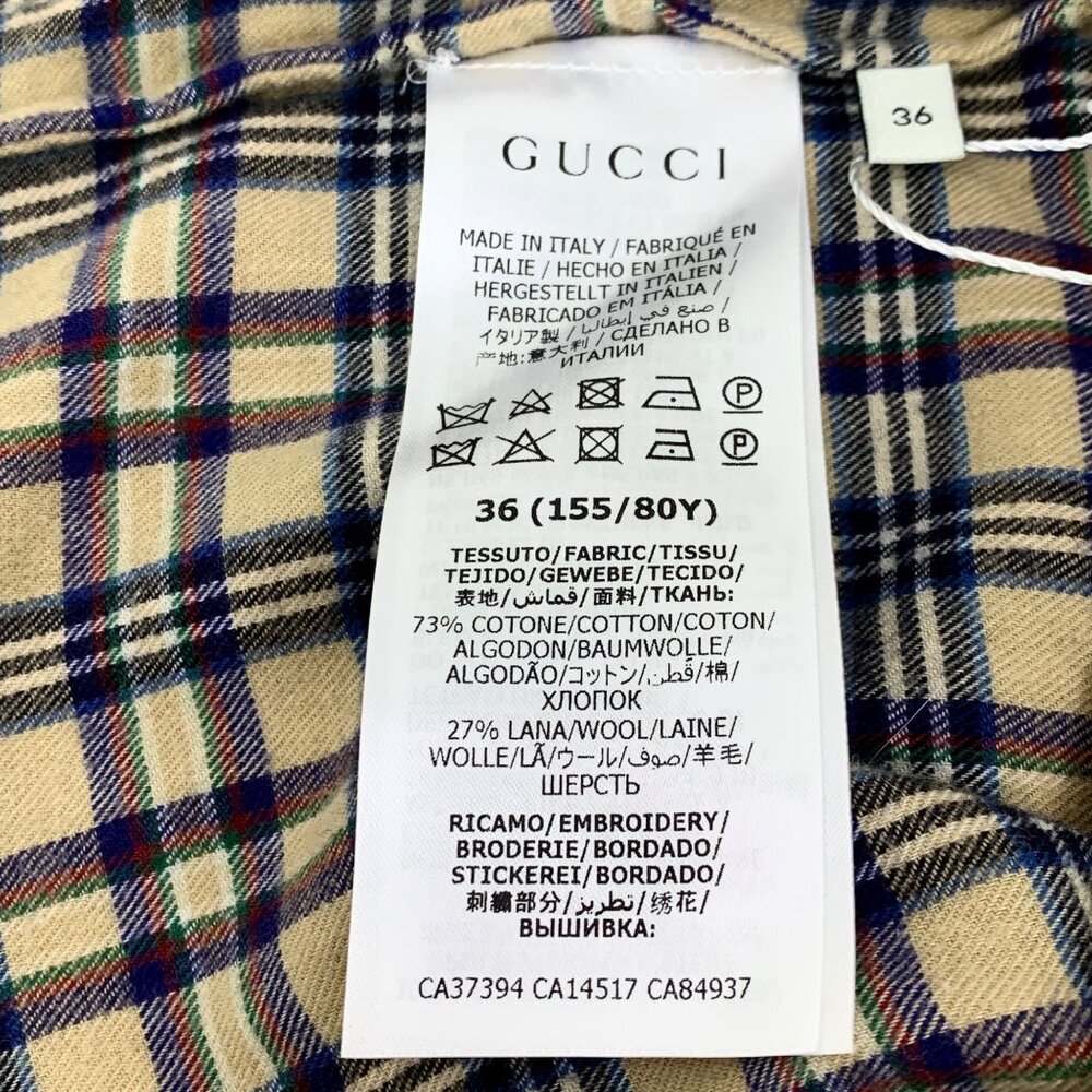 Gucci Dark Brown Wool Collared Single-Breasted 5/… - image 5